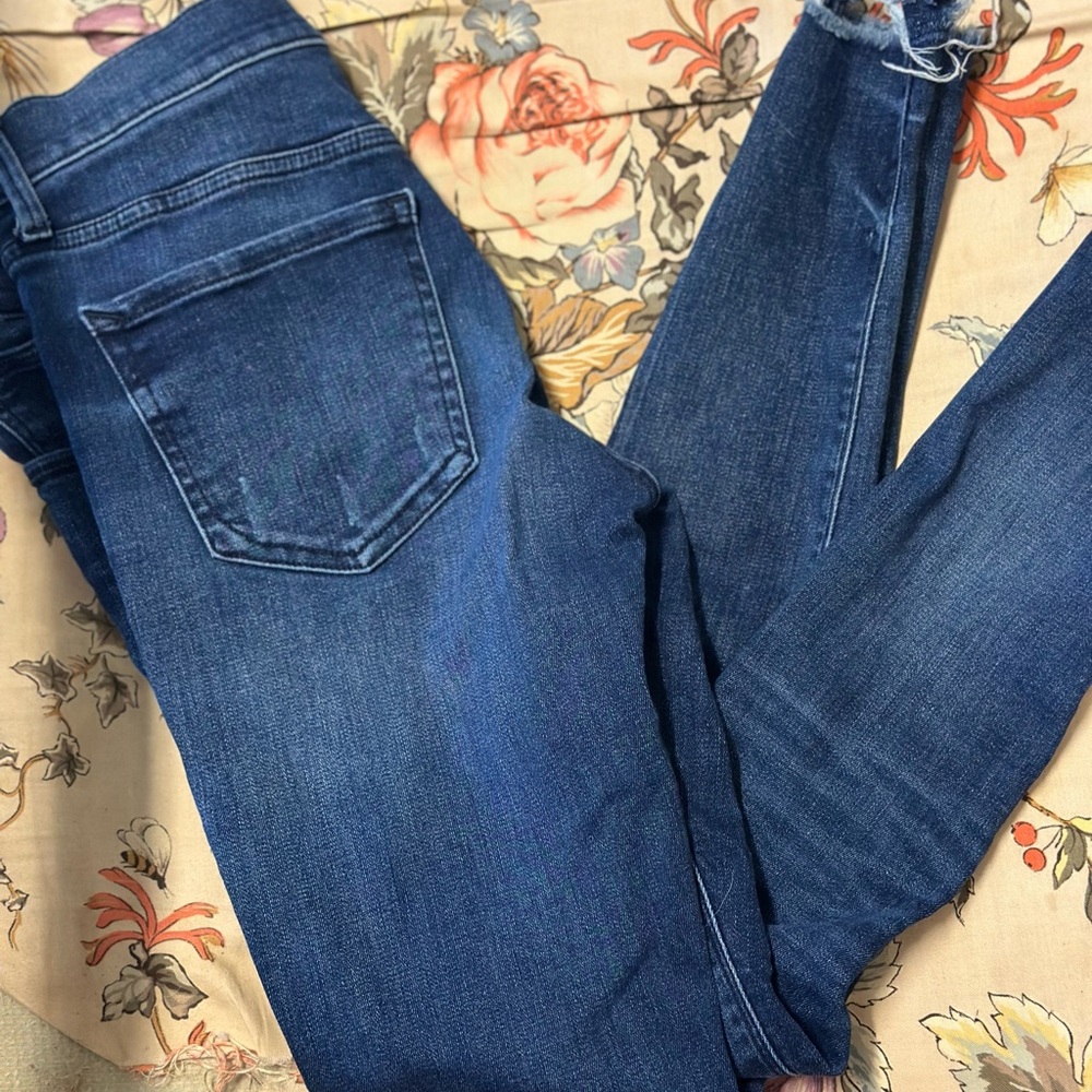 Express Blue Denim Jeans with Classic Twill Weave